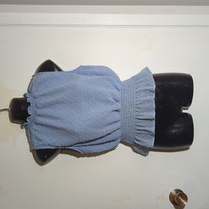 Sleeveless peasant top.  Women's small